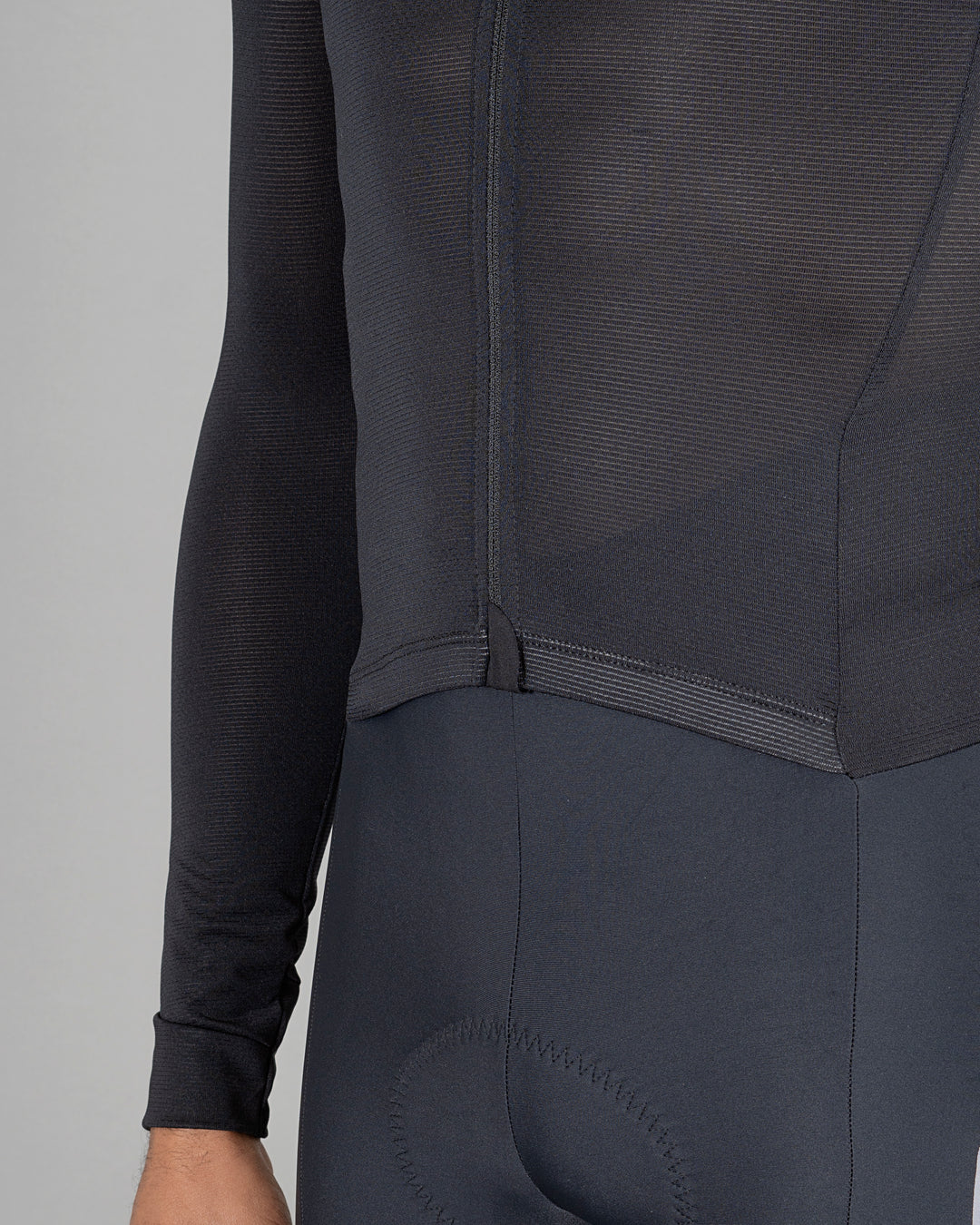 Enterizo Ciclismo Hombre Manga Larga Skin Speed Negro