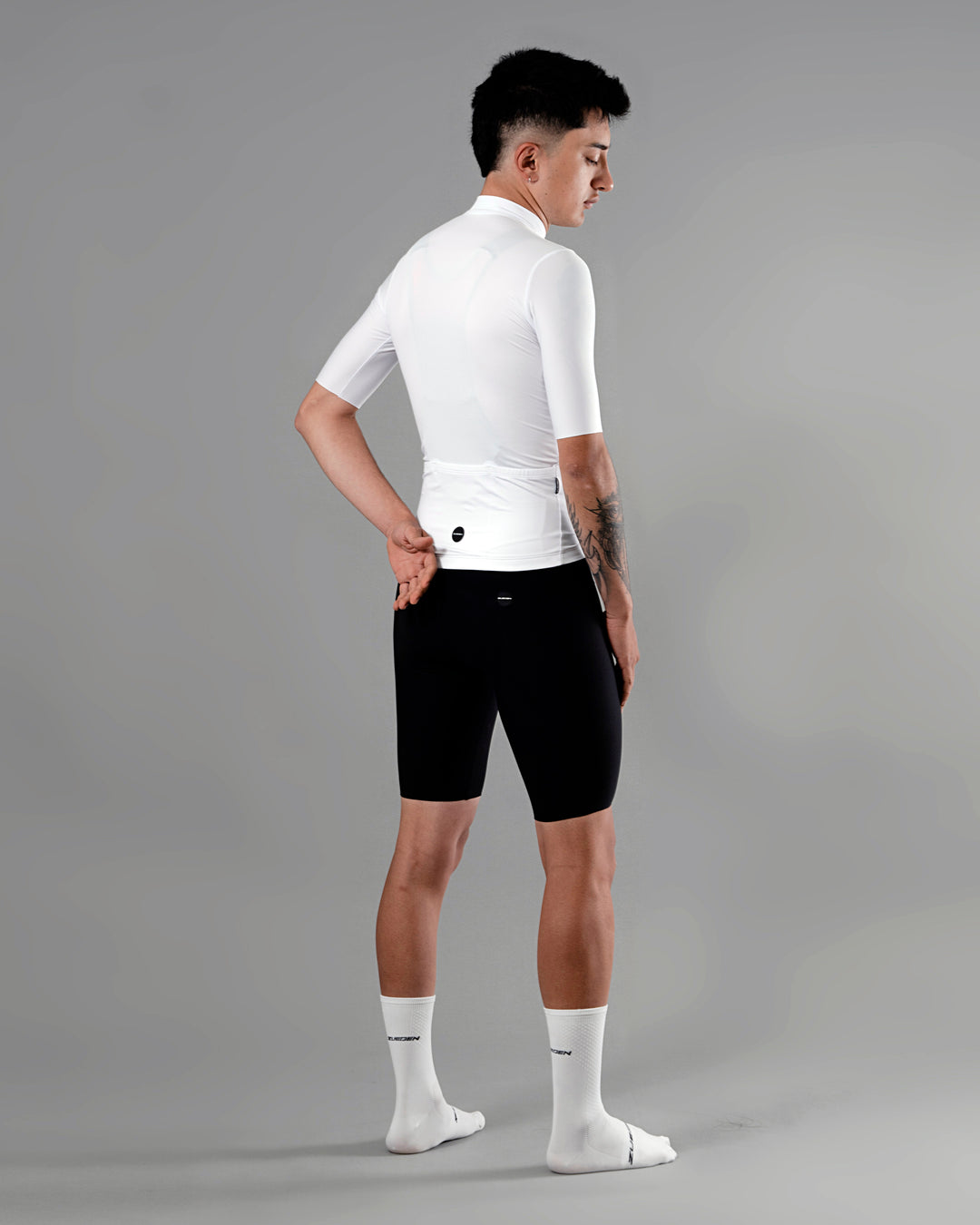 Jersey de ciclismo manga corta Powder Hombre