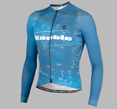 Jersey de Ciclismo Manga Larga Kaotic Vortex Hombre