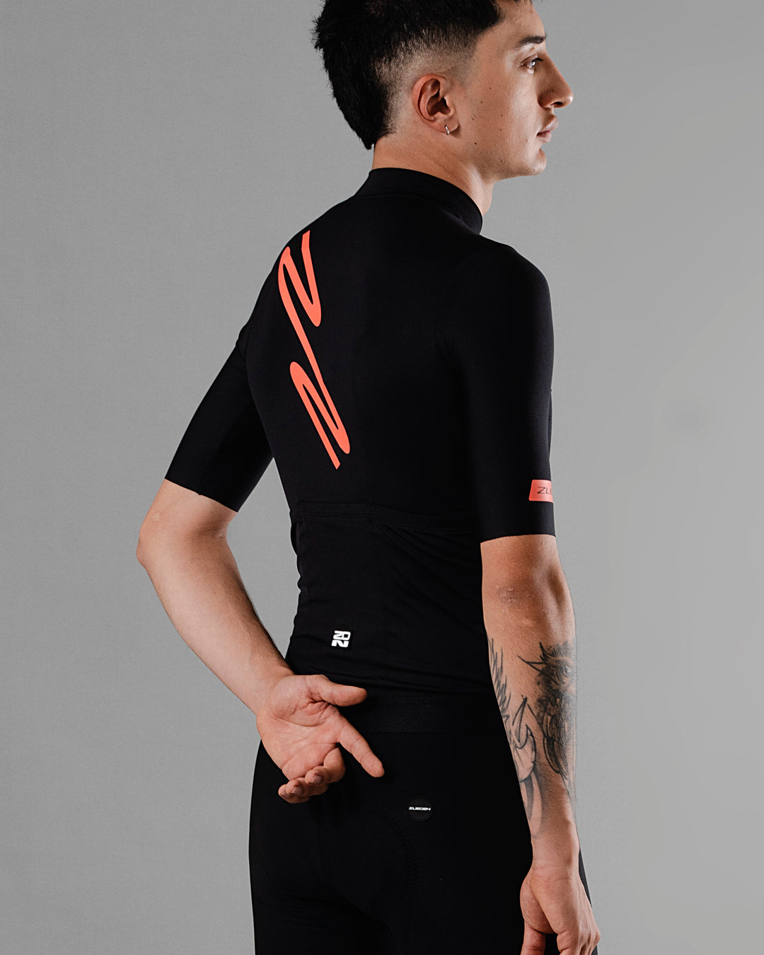 Jersey de Ciclismo Hombre Manga Corta Flame
