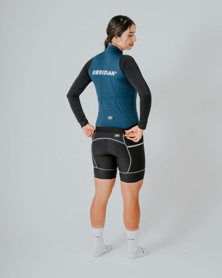 Jersey de Ciclismo Mujer Manga Larga Navi Onix