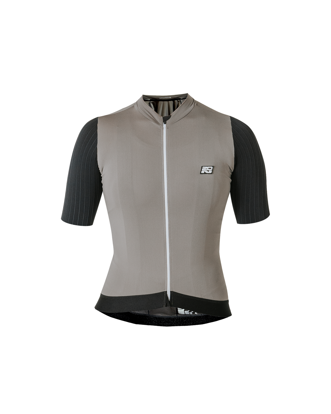 Jersey de Ciclismo Mujer Manga Corta Gris Phantom