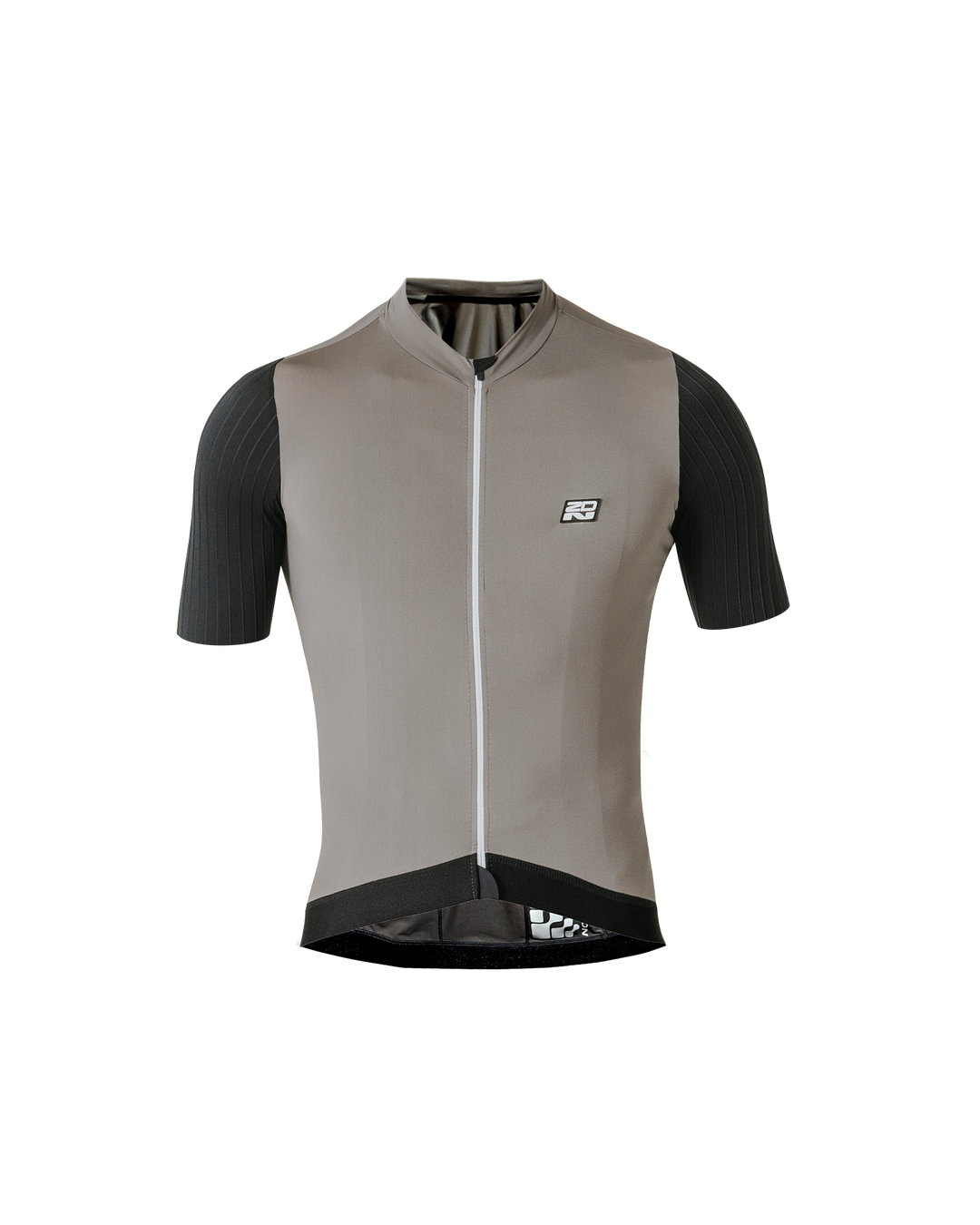 Jersey de Ciclismo Hombre Manga Corta Gris Phantom