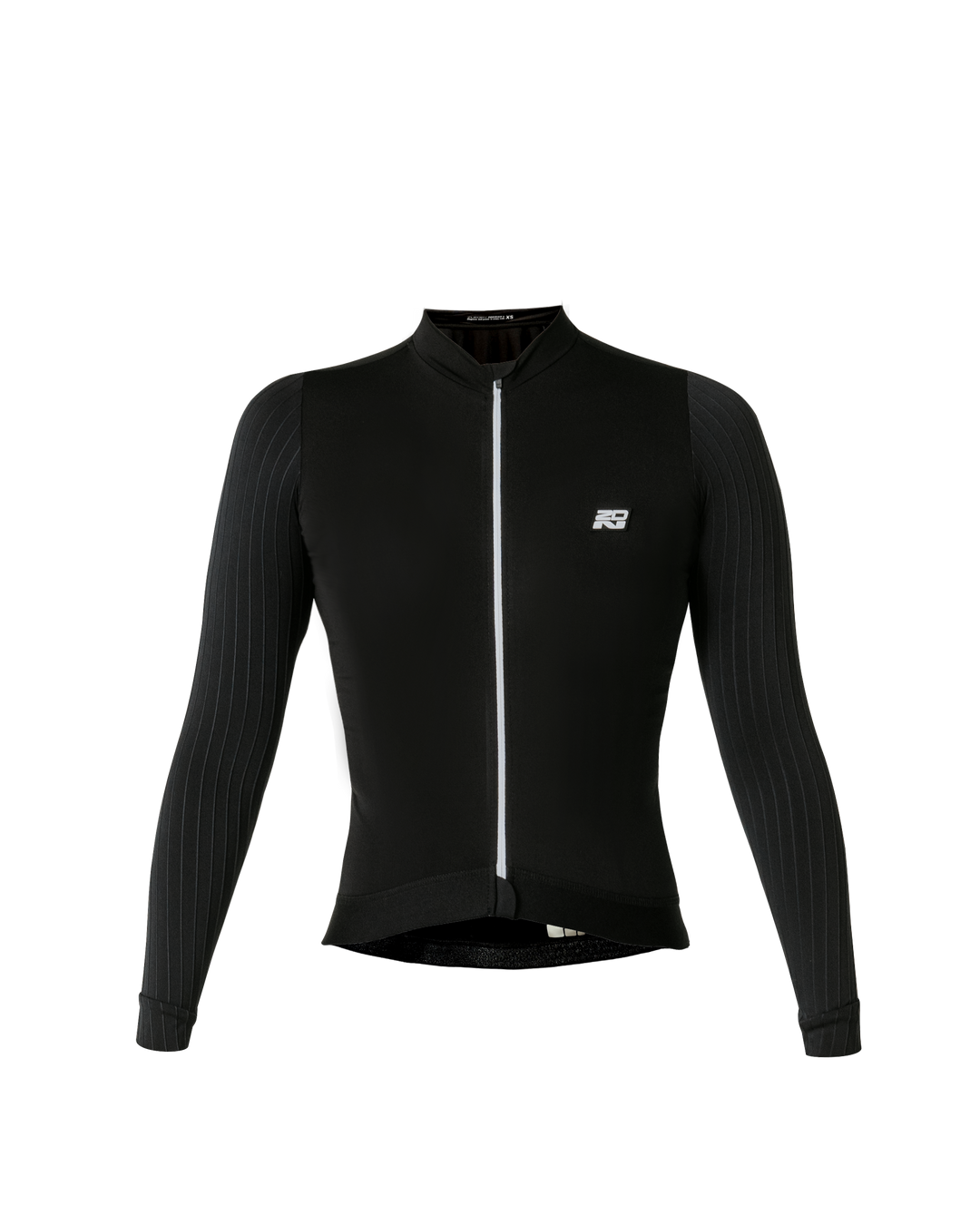 Jersey de Ciclismo Hombre Manga Larga Negro Carbonite