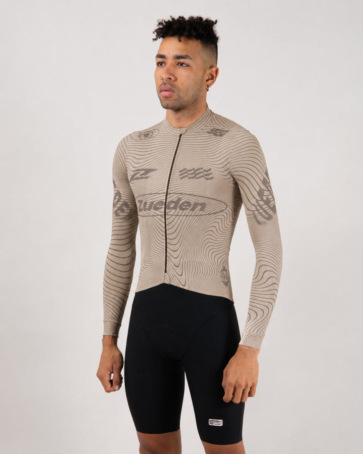 Jersey de Ciclismo Hombre Manga Larga Dune