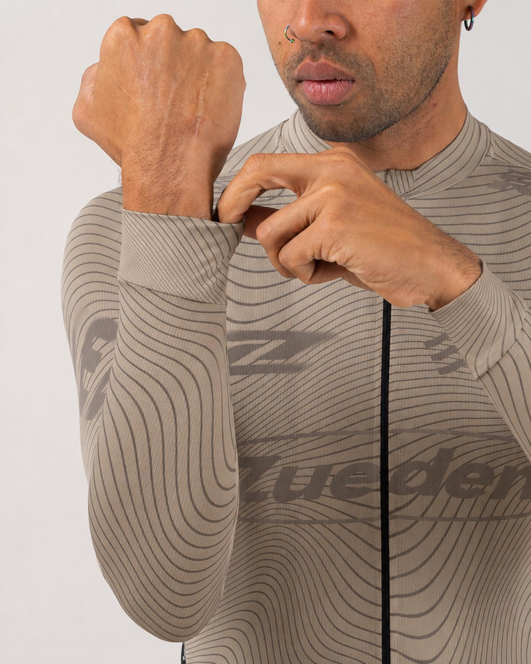 Jersey de Ciclismo Hombre Manga Larga Dune