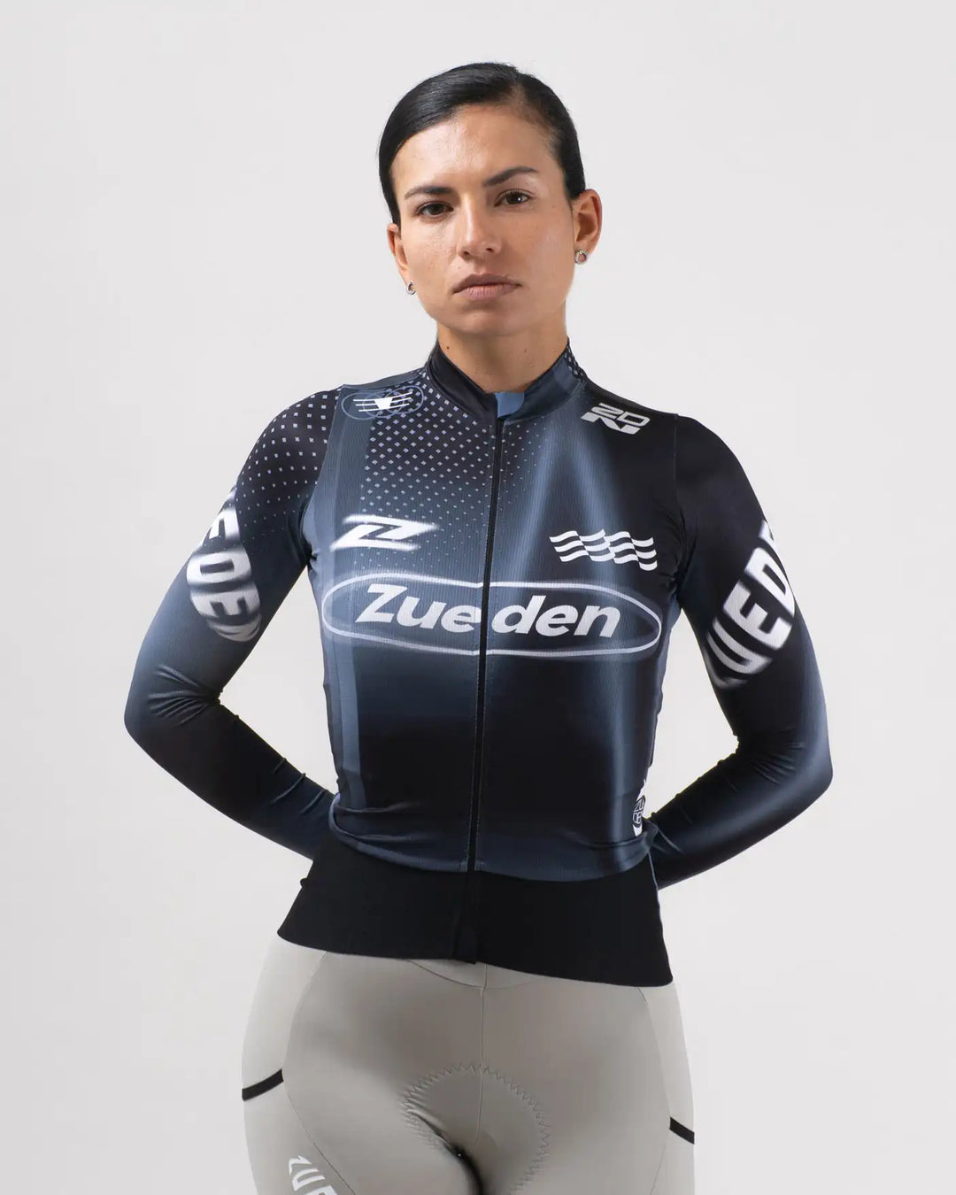 Jersey de Ciclismo Dama Manga Larga Core Black