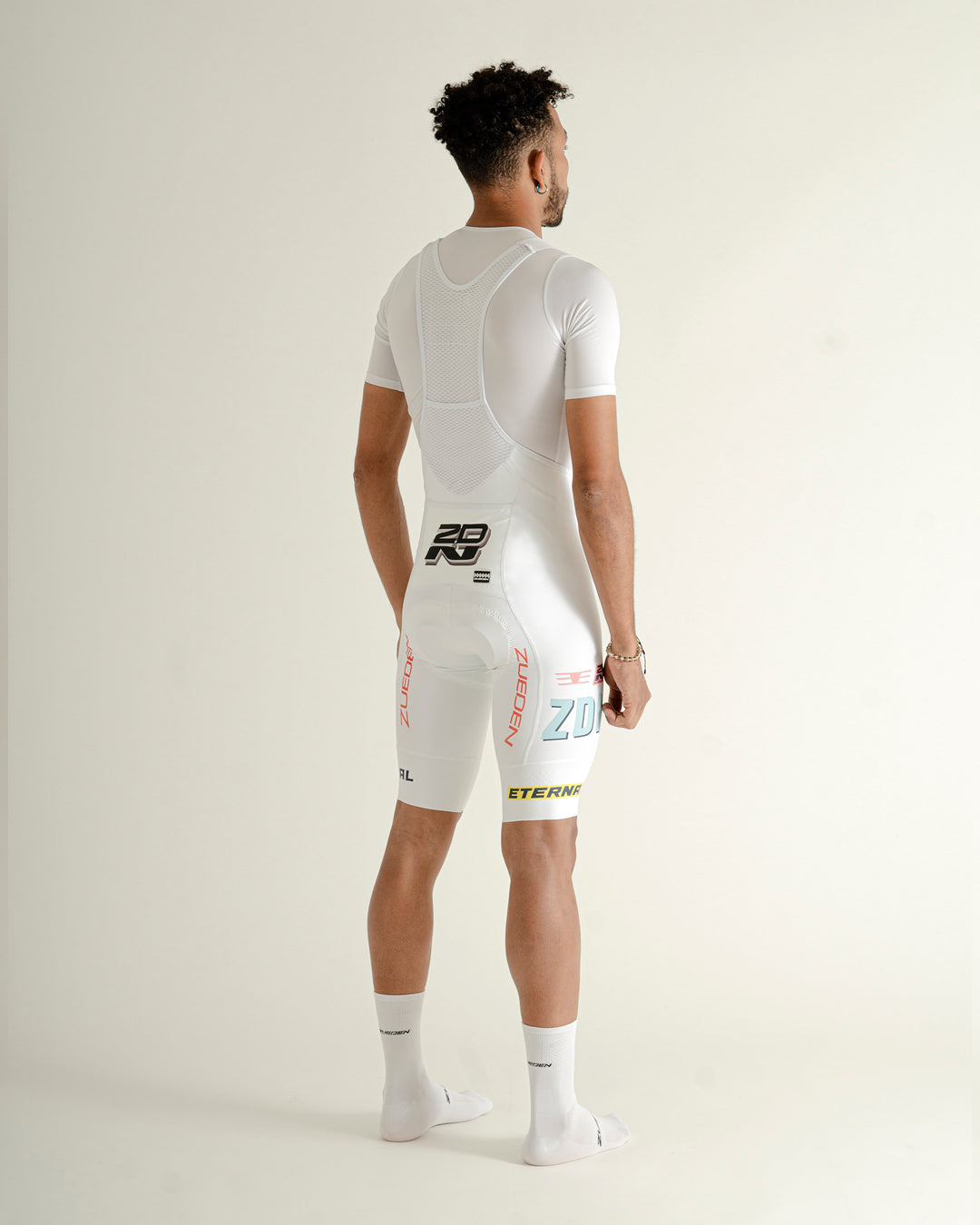 Pantaloneta Ciclismo Hombre Eternal Urban White