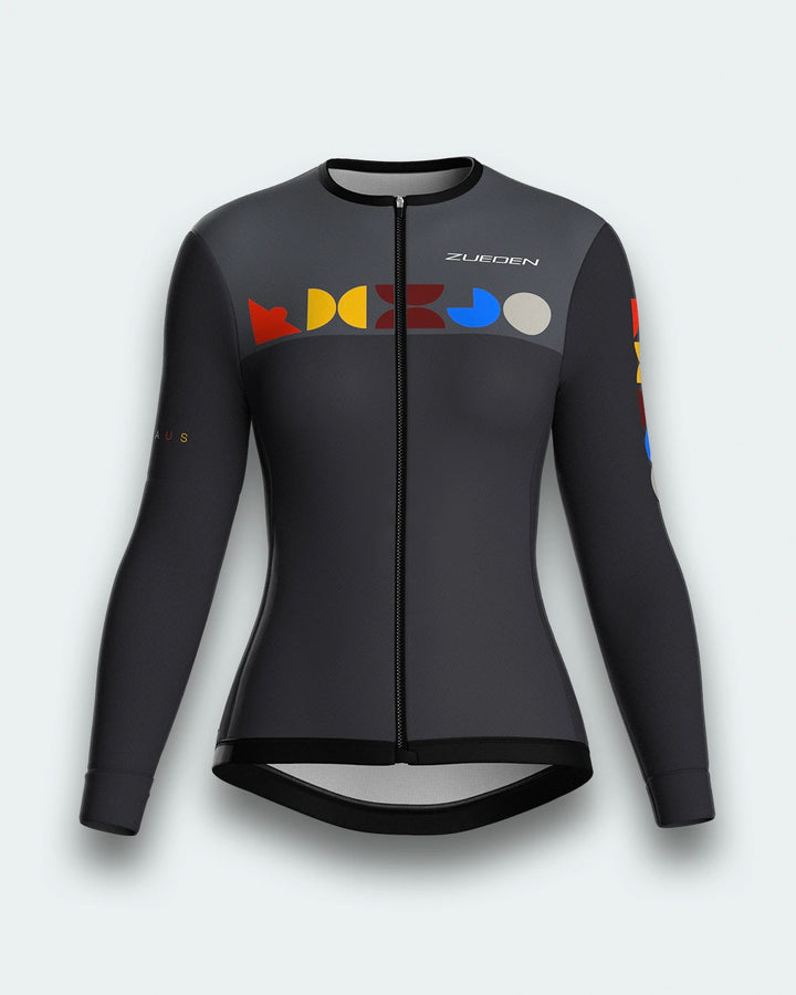 Jersey de Ciclismo Mujer Manga Larga Bauhaus