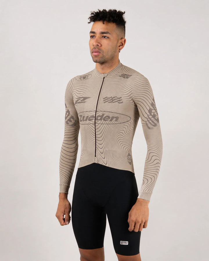 Jersey de Ciclismo Hombre Manga Larga Dune