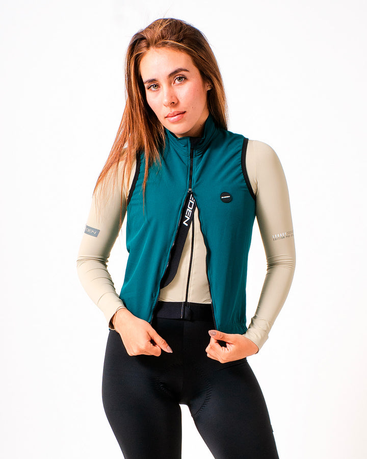 Chaleco Ciclismo Dama Cyclone Navi