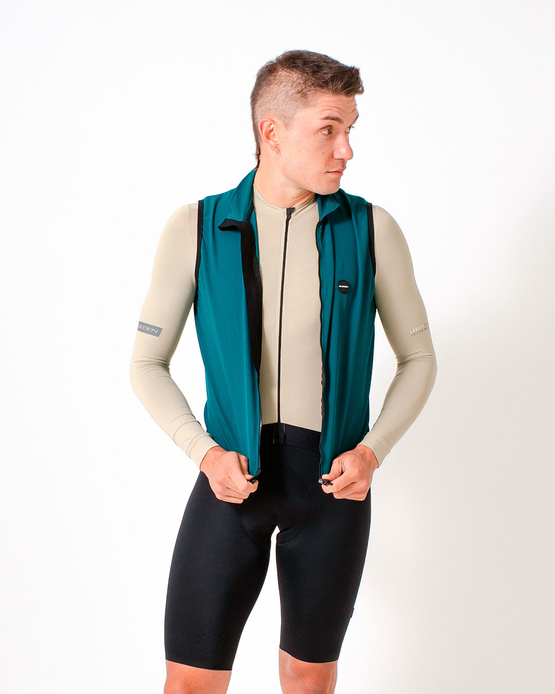 Chaleco Ciclismo Hombre Cyclone Navi