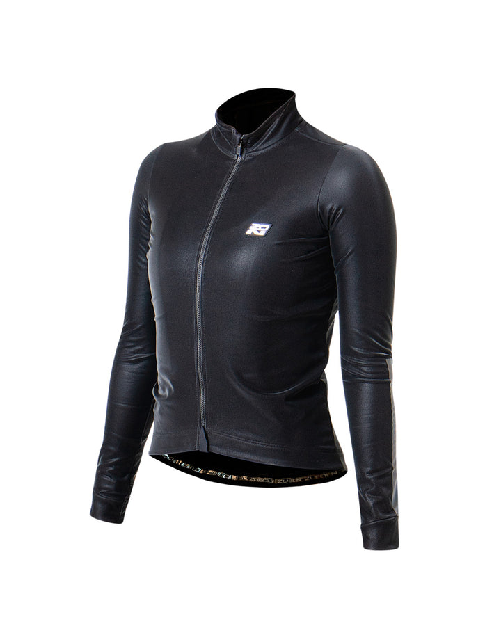 Chaqueta Ciclismo impermeable Dama Negro Byonix 2.0