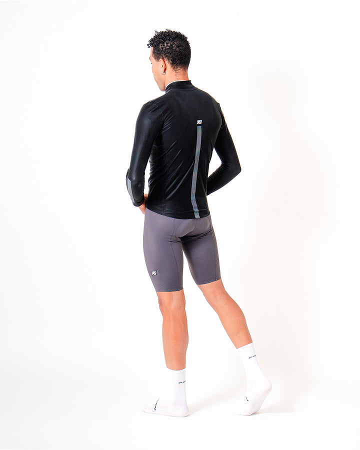 Chaqueta Ciclismo impermeable Hombre Negro Byonix 2.0