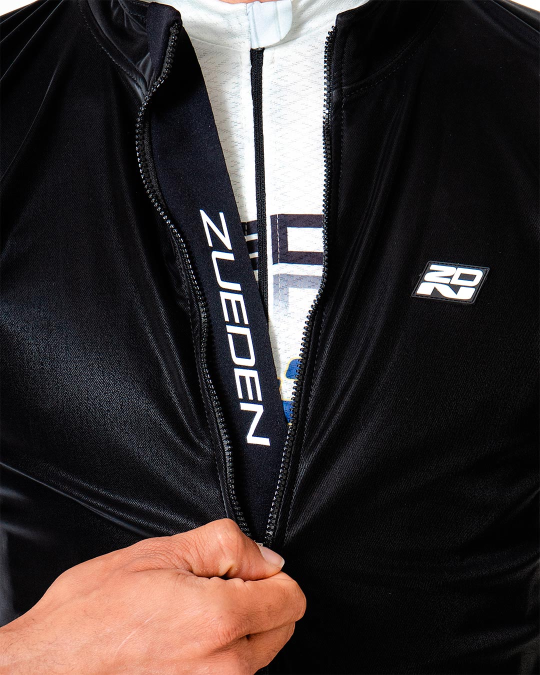 Chaqueta Ciclismo impermeable Hombre Negro Byonix 2.0