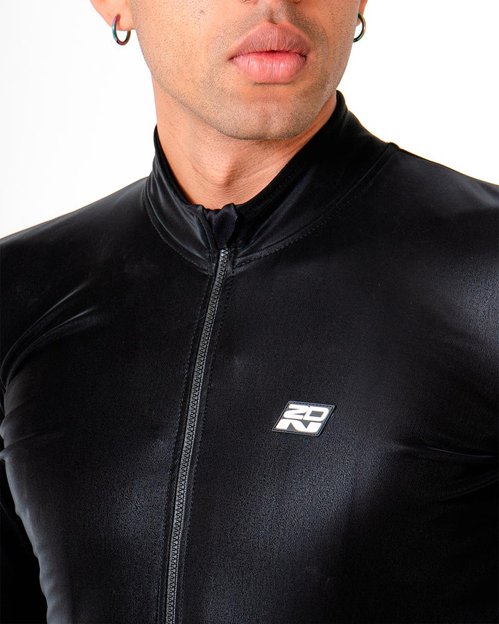 Chaqueta Ciclismo impermeable Hombre Negro Byonix 2.0
