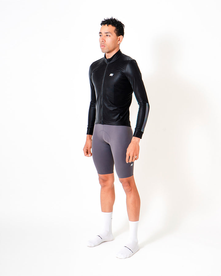 Chaqueta Ciclismo impermeable Hombre Negro Byonix 2.0