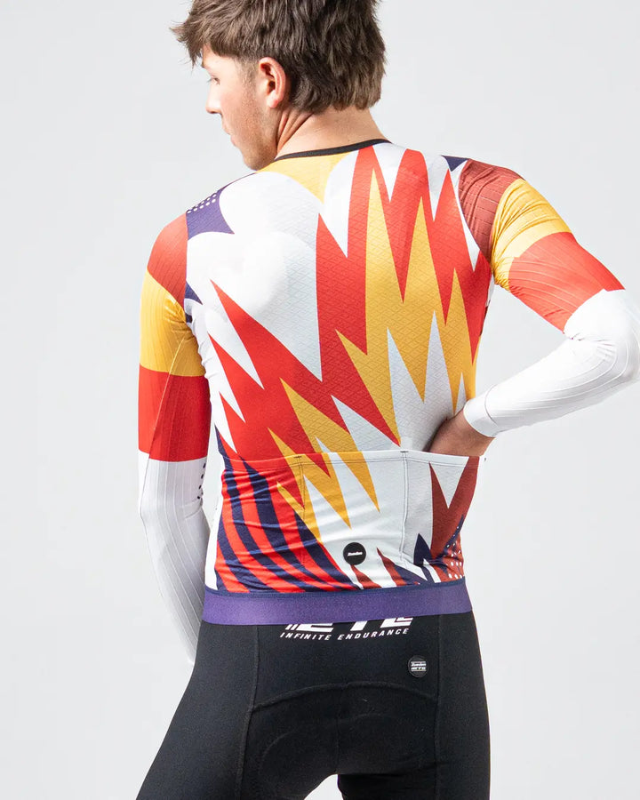 Jersey Ciclismo Manga Larga Hombre Fuego y Tierra x La sole