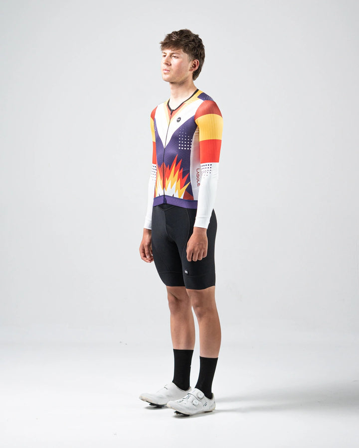 Jersey Ciclismo Manga Larga Hombre Fuego y Tierra x La sole