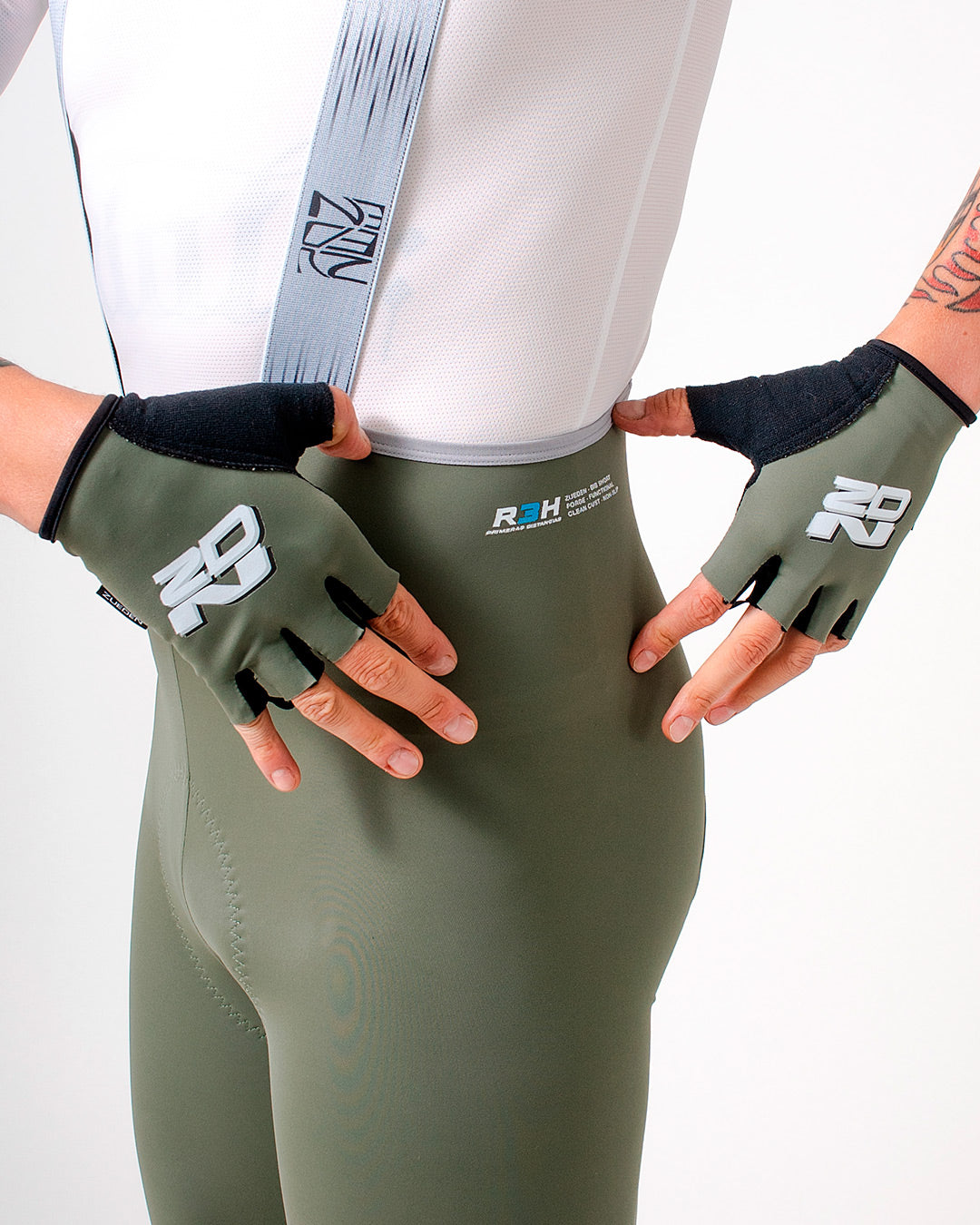 Guantes Ciclismo Negros Detalle Reflectivo
