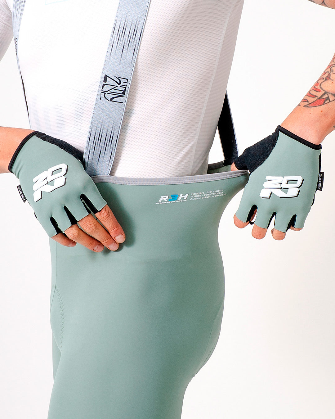 Guantes Ciclismo Negros Detalle Reflectivo