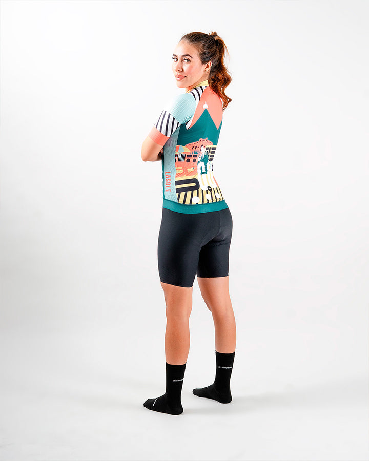Jersey Ciclismo Manga Corta Mujer Bogotá x Artist Concept