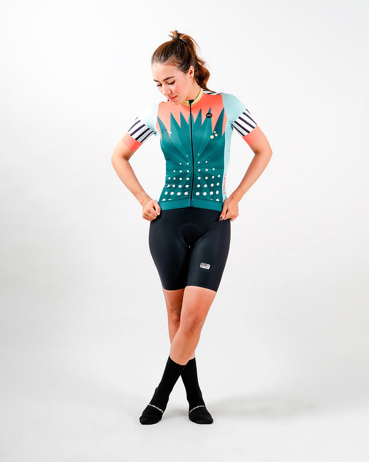 Jersey Ciclismo Manga Corta Mujer Bogotá x Artist Concept