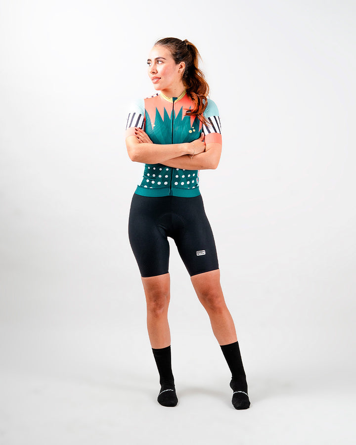 Jersey Ciclismo Manga Corta Mujer Bogotá x Artist Concept