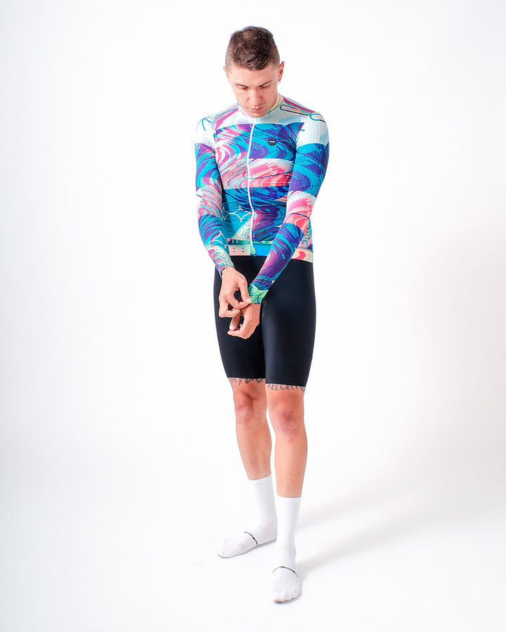 Jersey Ciclismo Manga Larga Hombre Cromo x Artist Concept