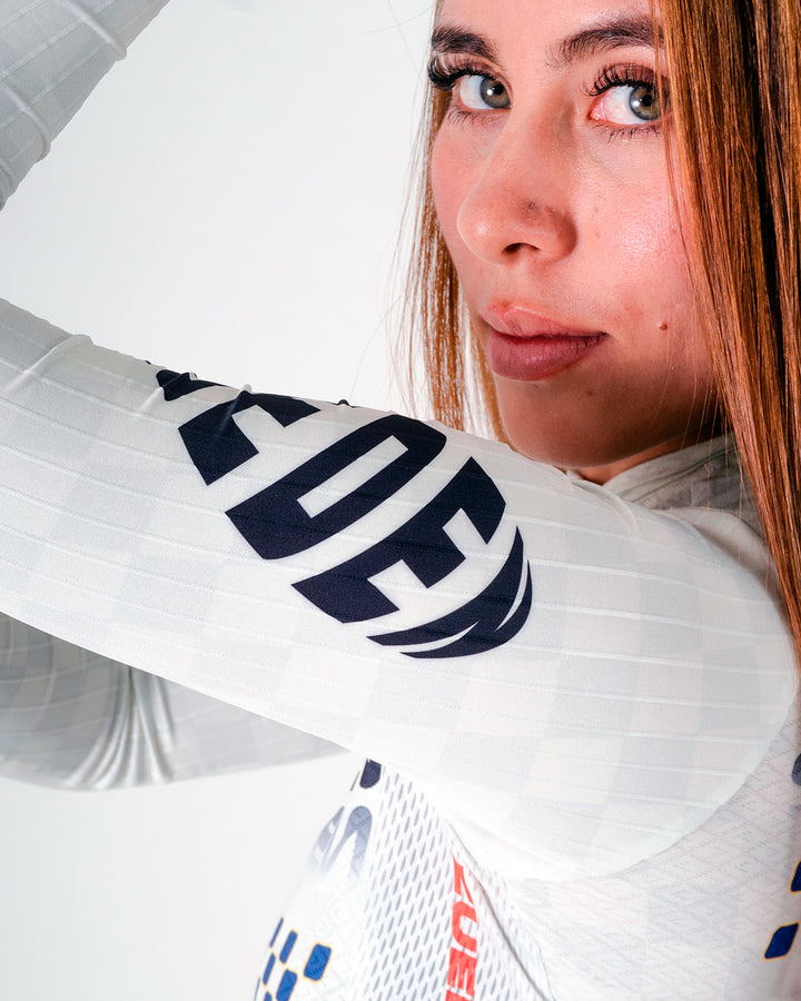 Jersey Ciclismo Manga Larga Mujer Race x Artist Concept