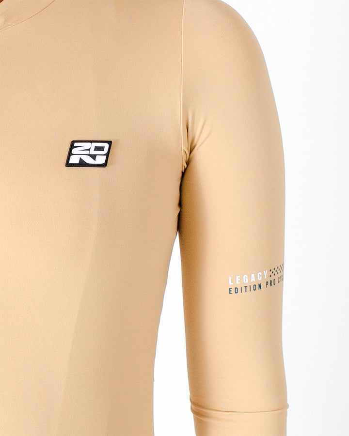 Jersey de Ciclismo Mujer Manga Larga Pulse Amarillo
