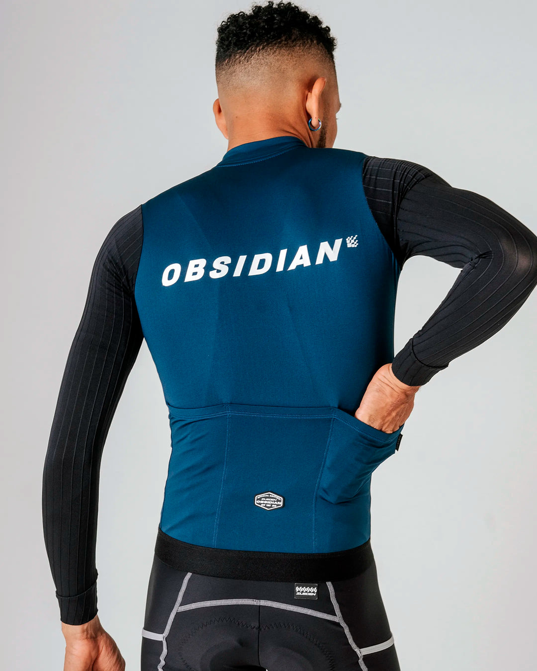 Jersey de Ciclismo Hombre Manga Larga Navi Onix