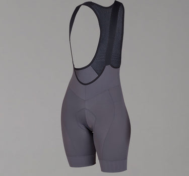 Pantaloneta Ciclismo básica gris dama con Tirantas