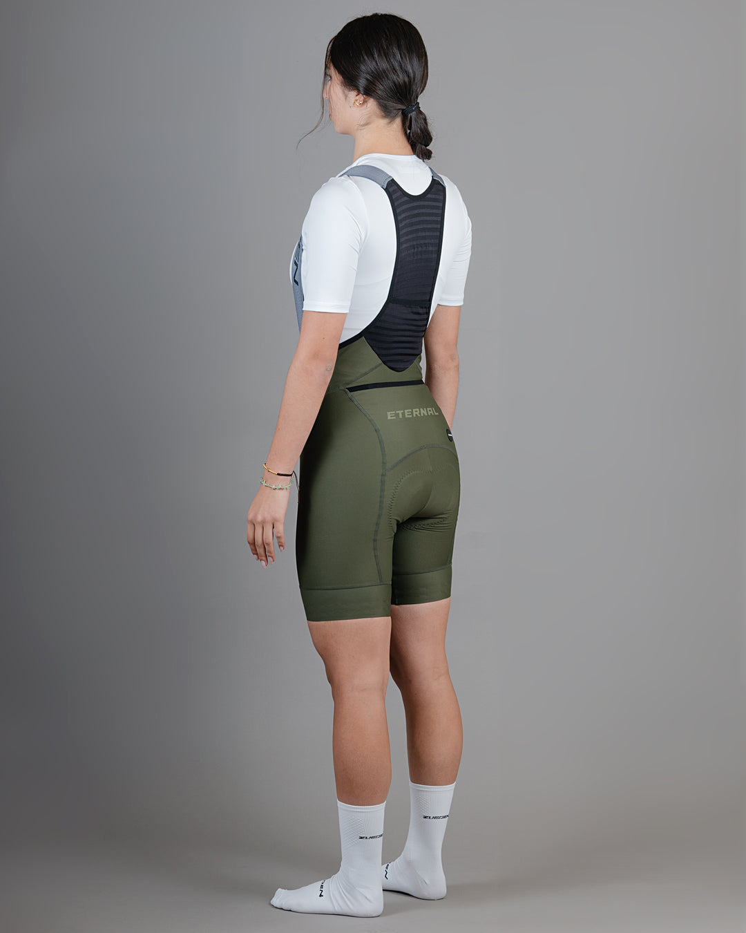 Pantaloneta Ciclismo Dama Eternal Green Camo