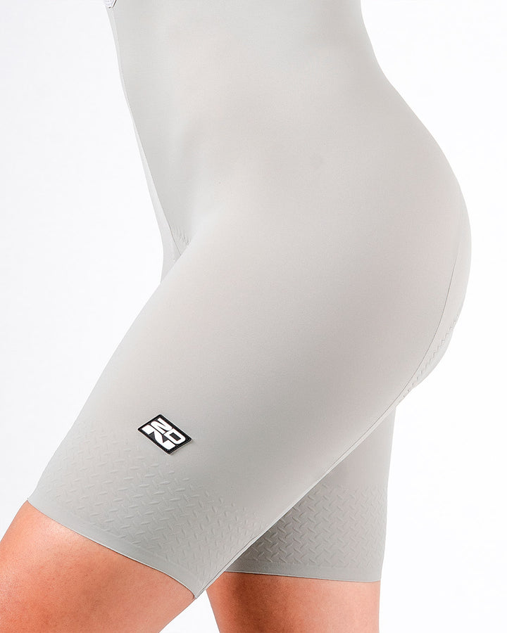 Pantaloneta Ciclismo Mujer Forge Gris Plata