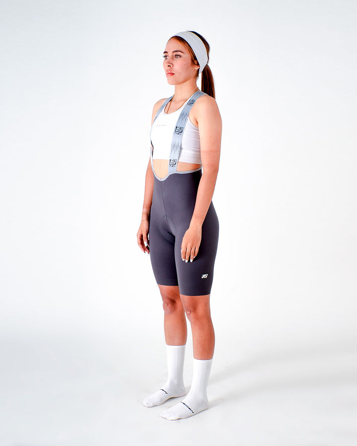 Pantaloneta Ciclismo Mujer Forge Gris