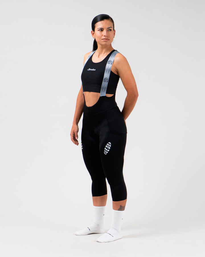 Pantalón 3/4 Ciclismo Giro Dama Negro
