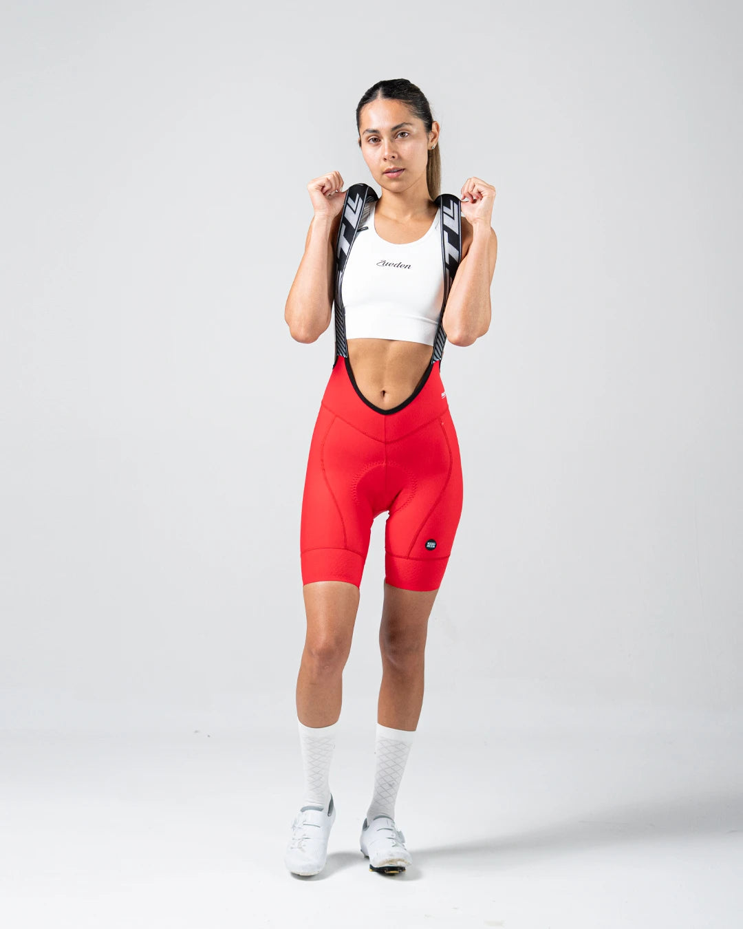 Pantaloneta Ciclismo Dama Eternal Red Attack