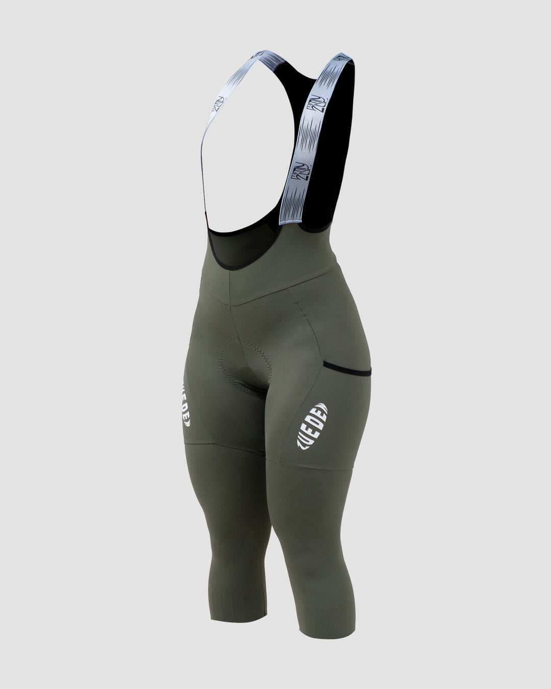 Pantalón 3/4 Ciclismo Giro Dama Verde Claro