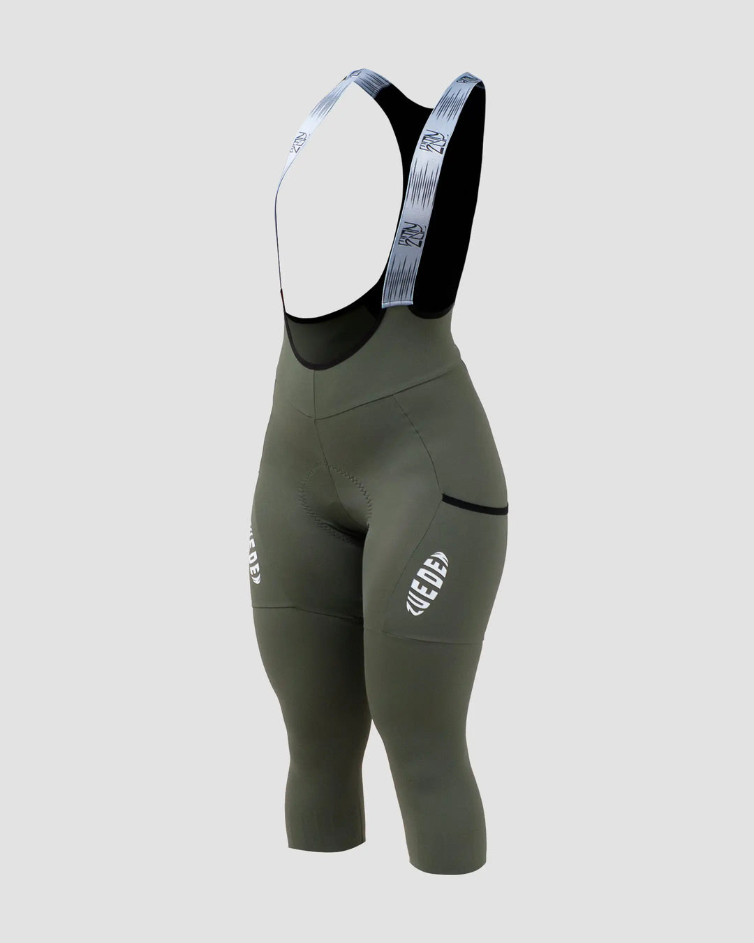 Pantalón 3/4 Ciclismo Giro Dama Verde Claro