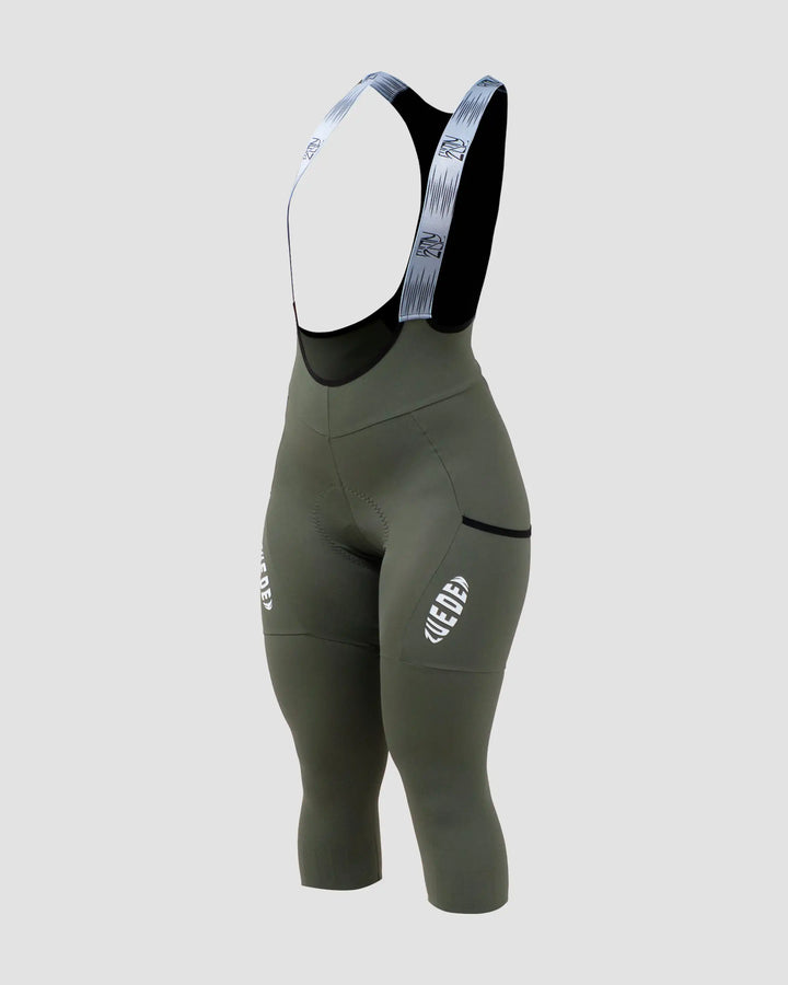 Pantalón 3/4 Ciclismo Giro Dama Verde Claro
