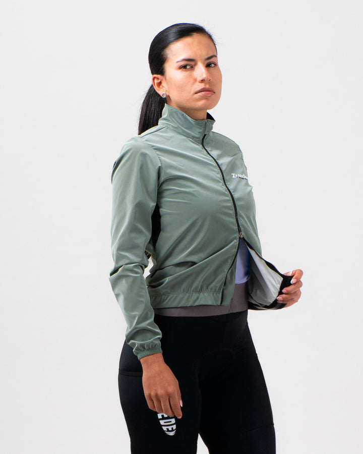Chaqueta Ciclismo Dama Tempest Verde