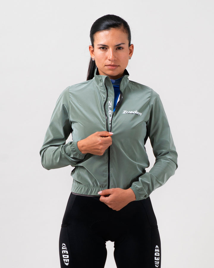 Chaqueta Ciclismo Dama Tempest Verde