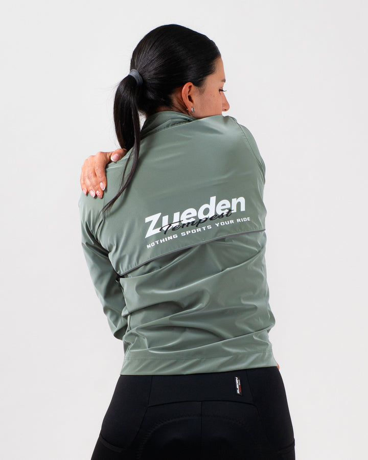 Chaqueta Ciclismo Dama Tempest Verde