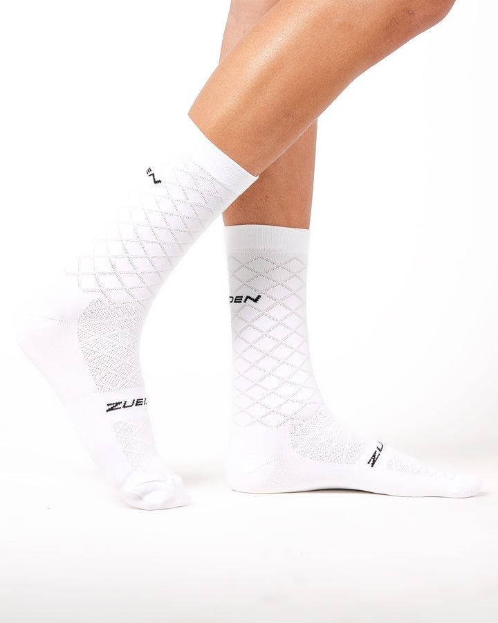 Media Ciclismo Blanca Fast Compression