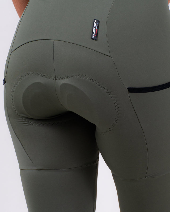 Pantalón 3/4 Ciclismo Giro Dama Verde Claro