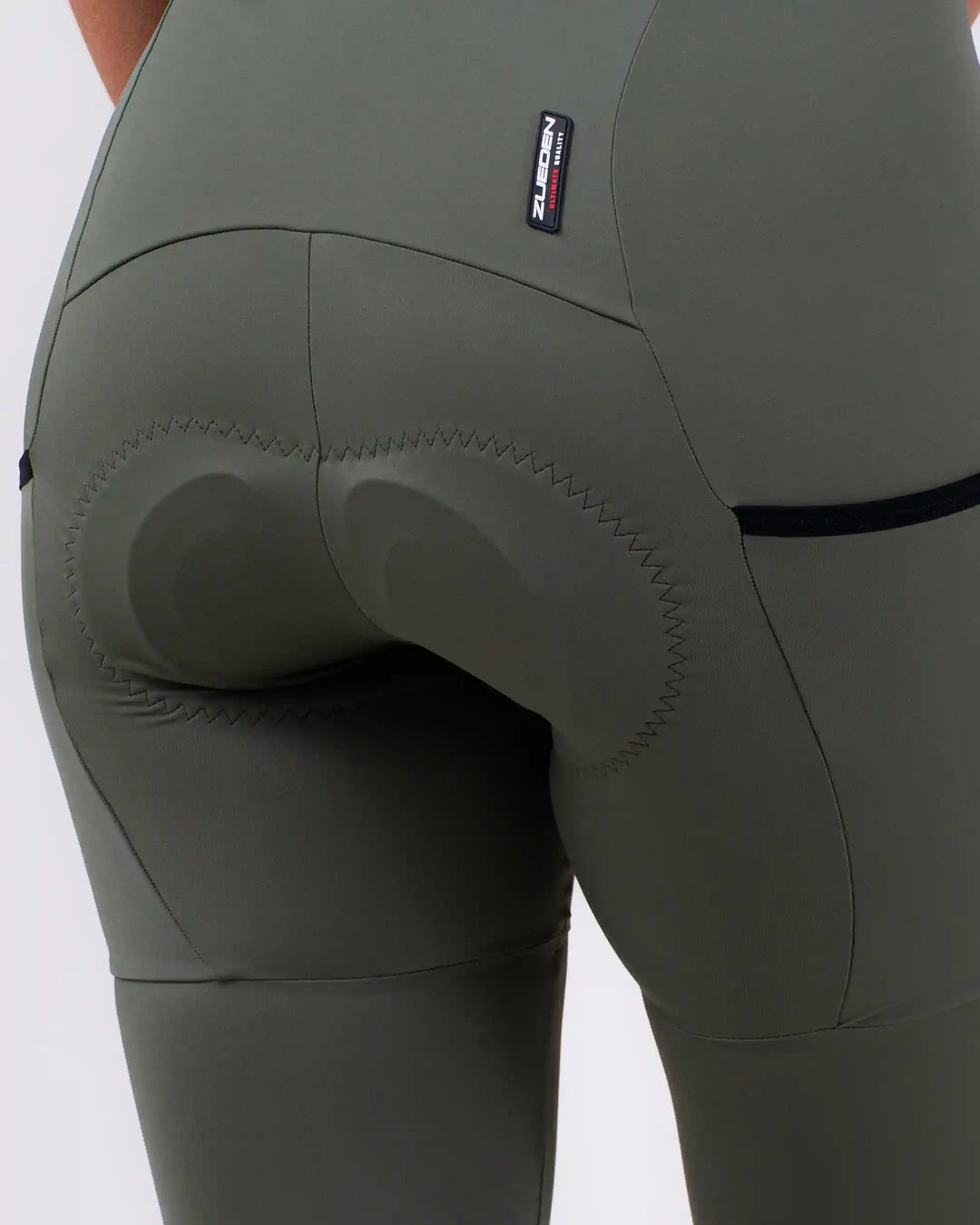 Pantalón 3/4 Ciclismo Giro Dama Verde Claro