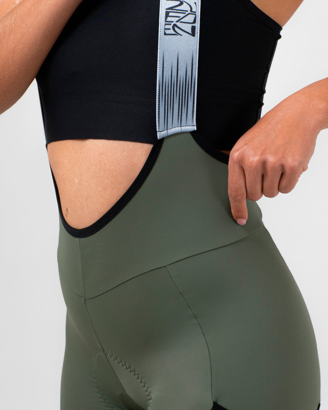 Pantalón 3/4 Ciclismo Giro Dama Verde Claro