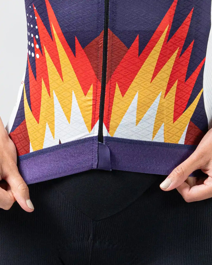 Jersey Ciclismo Manga Corta Dama Fuego y Tierra x La sole