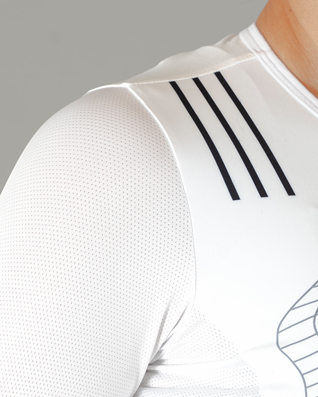 Jersey de Ciclismo Mujer Manga Larga Minus White